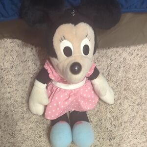 Charming Pink and Black Stuffed Animal